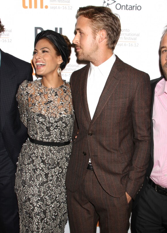 Eva Mendes, Ryan Gosling - Avant-première du film The Place Beyond the Pines en 2012 à Toronto