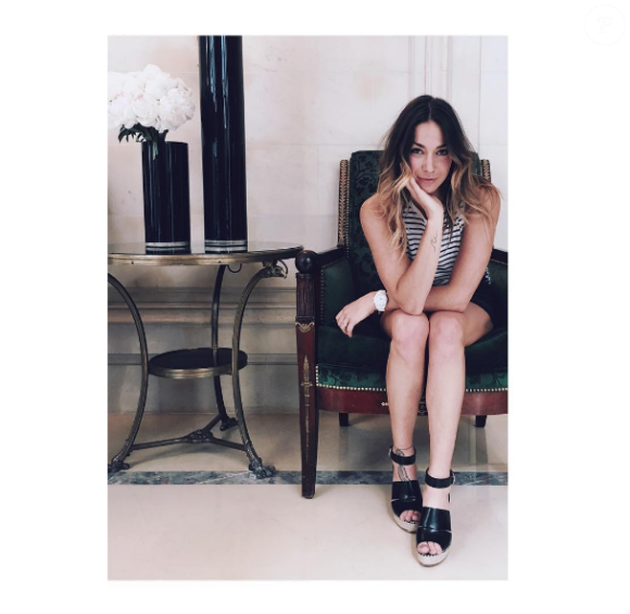 Clio Pajczer sur Instagram, le 15 mai 2017.