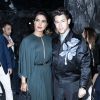 Priyanka Chopra et son mari Nick Jonas assistent au défilé de mode Haute-Couture automne-hiver 2019/2020 "Christian Dior" à Paris. Le 1er juillet 2019.