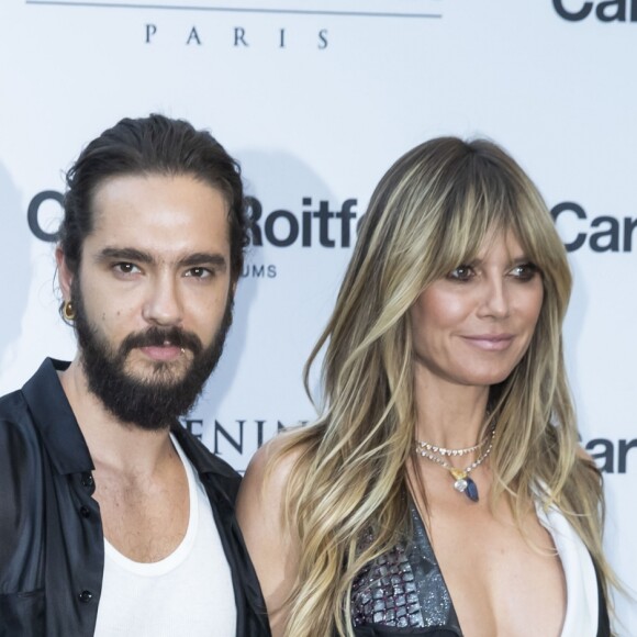 Heidi Klum, Tom Kaulitz à la soirée de lancement du parfum 7 lovers de Carine Roitfeld à l'hôtel Peninsula à Paris le 1er juillet 2019 lors de la fashion week Haute Couture automne-hiver 2019/2020 © Olivier Borde / Bestimage