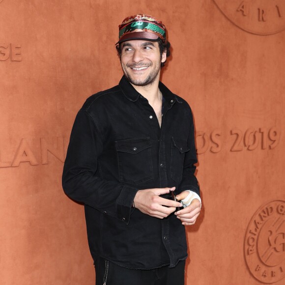 Amir Haddad au village lors des internationaux de France de tennis de Roland Garros 2019 à Paris le 28 mai 2019. © Jacovides / Moreau / Bestimage