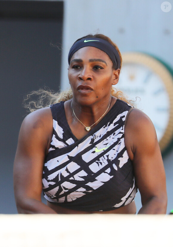 Serena Williams lors des internationaux de tennis de Roland Garros à Paris, France, le 1er juin 2019. © Jacovides-Moreau/Bestimage