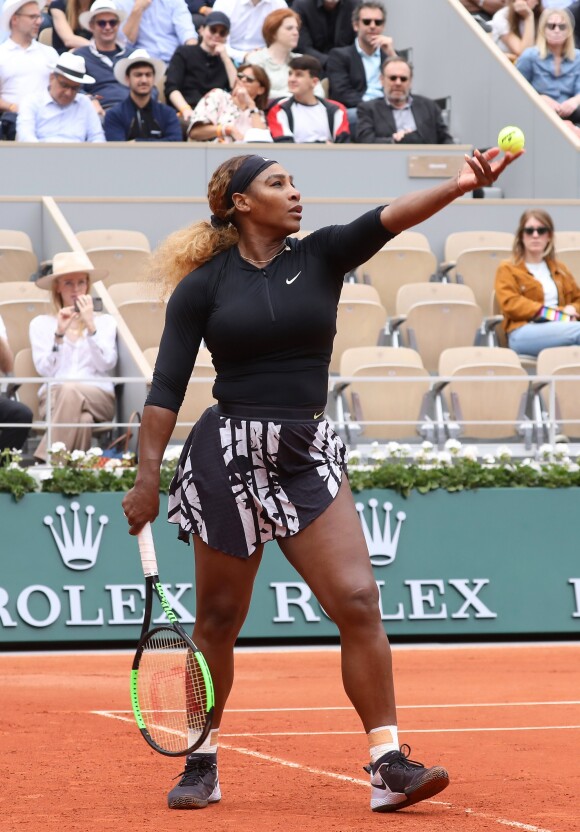 Serena Williams lors des internationaux de tennis de Roland Garros à Paris, France, le 30 mai 2019. © Jacovides-Moreau/Bestimage