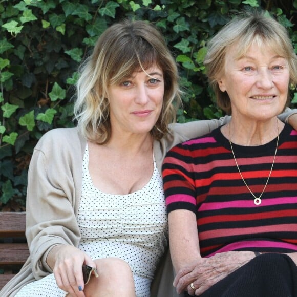 Marisa Bruni-Tedeschi (dite Borini) et sa fille Valeria Bruni-Tedeschi à Rome le 22 octobre 2013.