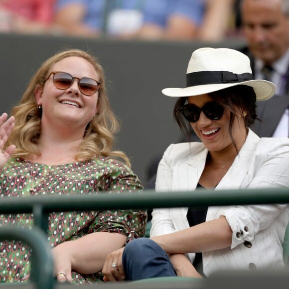 Meghan Markle, duchesse de Sussex - Jour 4 du Tournoi de tennis de Wimbledon 2019 à Londres, Royaume Uni, le 4 juillet 2019.