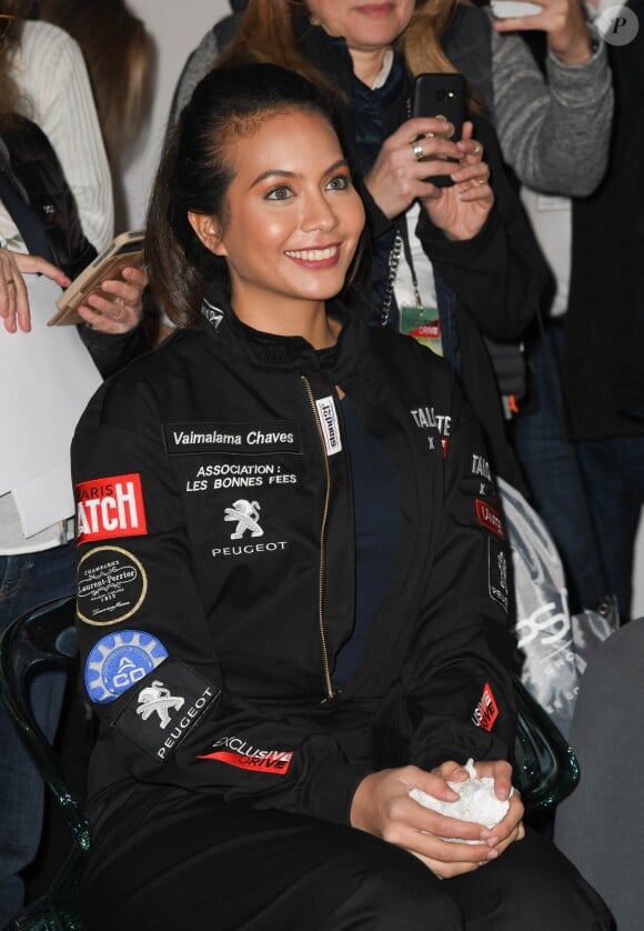 Vaimalama Chaves (Miss France 2019) lors de la 2ème édition du "Girls Charity Racing" dans le cadre de l'évènement "TALON PISTE X Exclusive Drive" sur le circuit du Mans. le 23 mars 2019.