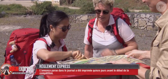lors de l'émission "Pékin Express 2019" du 25 juillet, sur M6