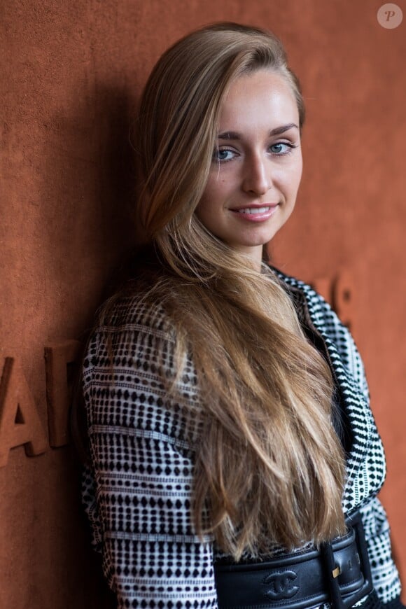 Emma Smet - People au village des Internationaux de Tennis de Roland Garros à Paris, le 6 juin 2018. © Cyril Moreau/Bestimage