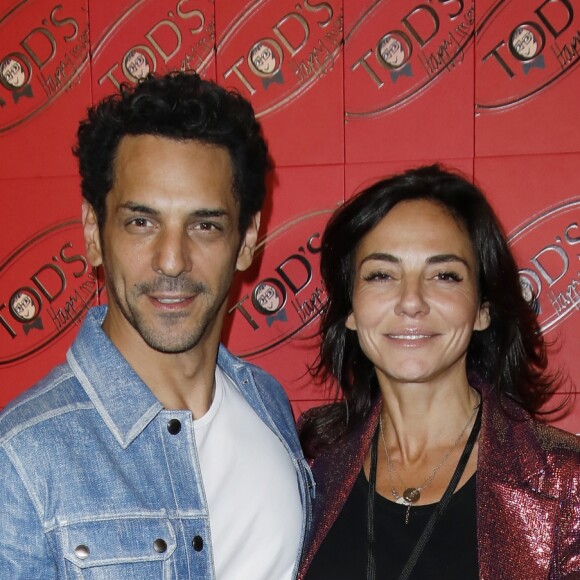 Tomer Sisley, Sandra Sisley au photocall de la soirée Tod's x Alber Elbaz "Happy Moment" au Palais de Tokyo à Paris, France, le 2 juillet 2019. © Marc Ausset-Lacroix/Bestimage