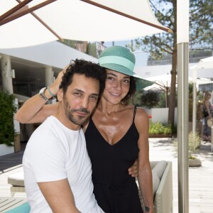 Tomer Sisley et sa femme Sandra au village lors des internationaux de tennis de Roland Garros à Paris, France, le 2 juin 2019. © Jean-Baptiste Autissier/Panoramic/Bestimage