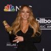 Mariah Carey dans la press room des "2019 Billboards Music Awards" au MGM Grand Garden Arena à Las Vegas, le 1er mai 2019.