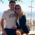 Enzo Zidane en vacances avec sa compagne  Karen Gonçalves à Lisbonne. Instagram, le 1er avril 2019. 