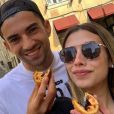 Enzo Zidane en vacances avec sa compagne  Karen Gonçalves à Lisbonne. Instagram, le 1er avril 2019. 