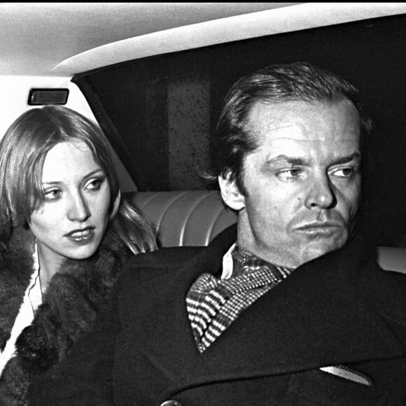 Jack Nicholson et Winnie Hollman à Paris en 1976.