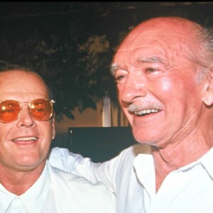 Jack Nicholson au mariage d'Eddie Barclay à Saint-Tropez en 1992.