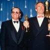 Jack Nicholson, Clint Eastwood et Barbra Streisand aux Oscars en 1993. 



