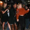 Karlie Kloss, Serena Williams et Taylor Swift à New York le 13 octobre 2016.
