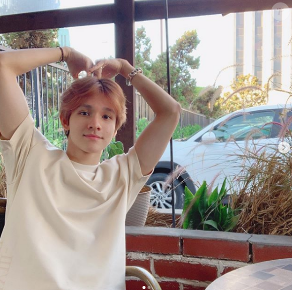 Kim Samuel, star de la K-Pop, sur Instagram.