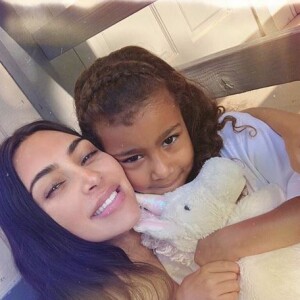 Kim Kardashian et sa fille North West.