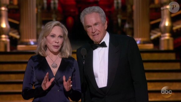 Warren Beatty, Faye Dunaway - La Forme de l'eau et G. del Toro triomphent lors de la 90ème cérémonie des Oscars à Los Angeles le 4 mars 2018.