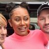 Melanie Brown (Mel B) quitte les studios radio de la BBC à Londres, le 19 juillet 2019.