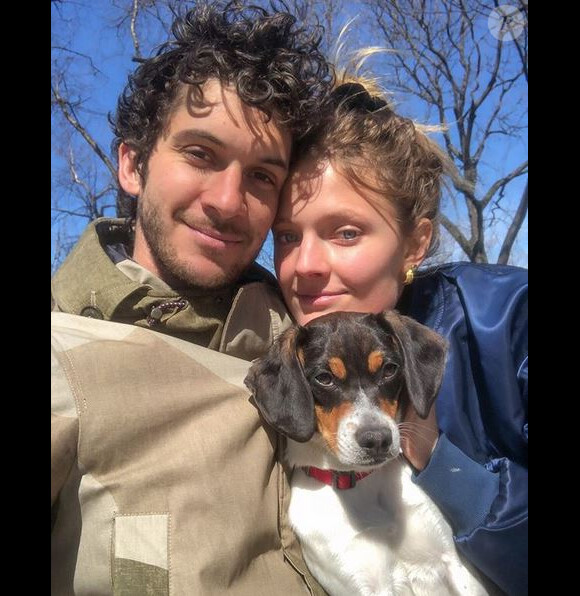 Matthias Dandois et sa petite amie Constance Jablonski. 2019.