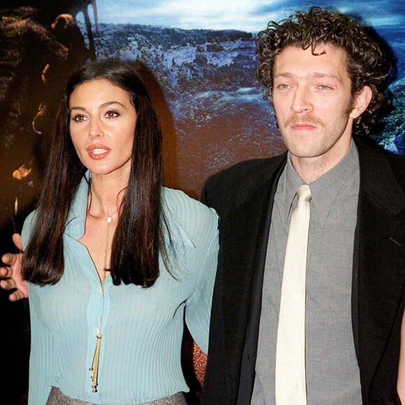 Monica Bellucci et Vincent Cassel à PAris en 2001.