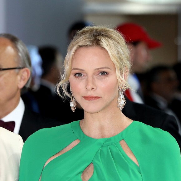 La princesse Charlène de Monaco - Arrivées des people au 71 ème gala de la Croix-Rouge Monégasque à Monaco le 26 juillet 2019. © Dominique Jacovides/Bestimage