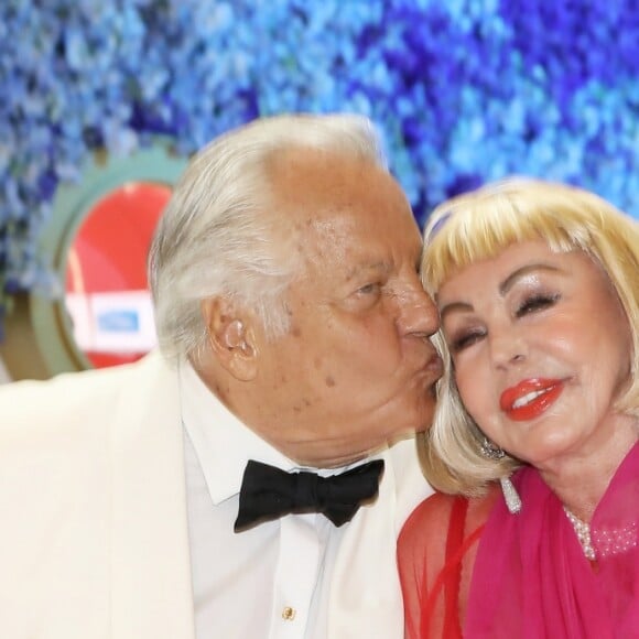 Massimo Gargia et la Baronne Marianne von Brandstetter - Arrivées des people au 71 ème gala de la Croix-Rouge Monégasque à Monaco le 26 juillet 2019. © Dominique Jacovides/Bestimage