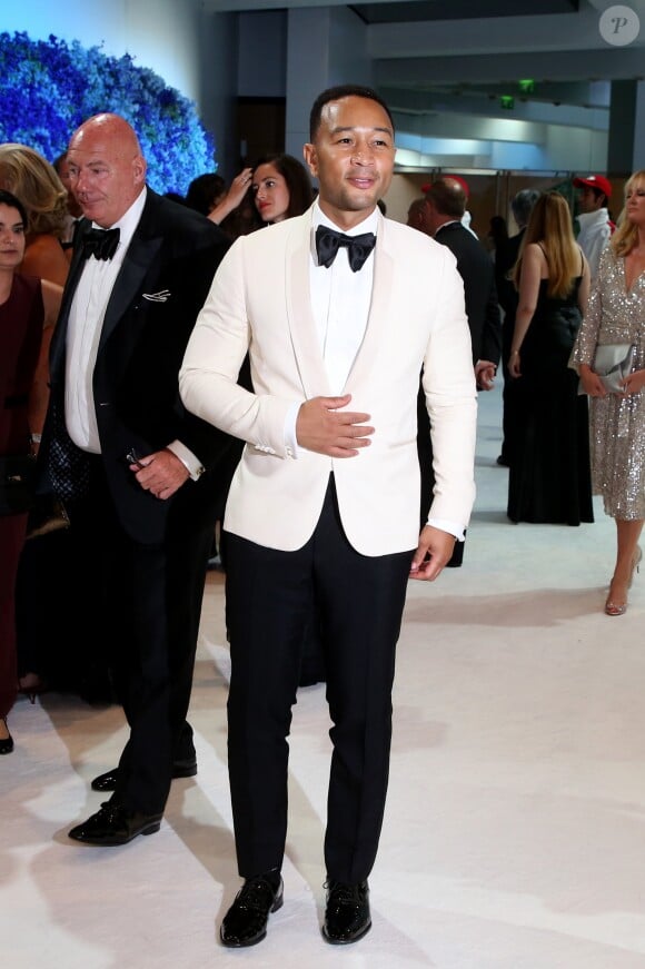 John Legend - Arrivées des people au 71 ème gala de la Croix-Rouge Monégasque à Monaco le 26 juillet 2019. © Dominique Jacovides/Bestimage