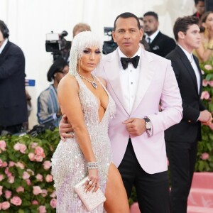 Jennifer Lopez et son fiancé Alex Rodriguez - Arrivée des people à l'after party de la 71ème édition du MET Gala (Met Ball, Costume Institute Benefit) sur le thème "Camp: Notes on Fashion" au Metropolitan Museum of Art à New York, le 6 mai 2019