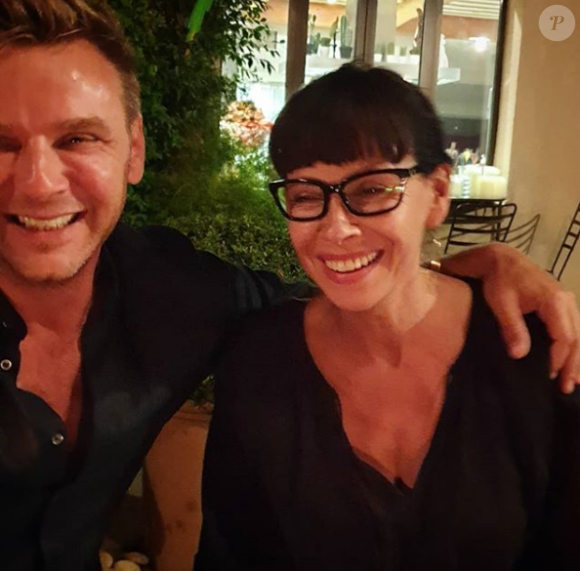 Jeanfi Janssens et Mathilda May à Saint-Rémy-de-Provence le 29 juillet 2019, sur Instagram.