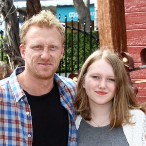 Kevin McKidd et sa fille Iona - People à la première de "Goosebumps" à Los Angeles, le 4 octobre 2015.