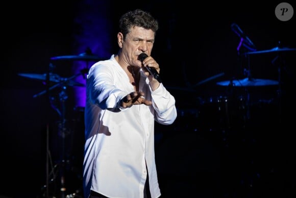 Exclusif - Marc Lavoine - Concert de Marc Lavoine pour l'ouverture du Festival de Ramatuelle, le 1er août 2019