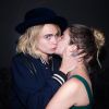 Exclusif - Cara Delevingne et sa compagne Ashley Benson fêtent leurs fiançailles lors d'une soirée au VIP Room de Saint-Tropez, Côte d'Azur, France, le 8 juillet 2019.