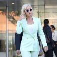 Katy Perry s'est rendue au tribunal pour répondre d'accusations de plagiat, portée par Markus Gray (aka Flame) pour sa chanson "Dark Horse" à Los Angeles, le 18 juillet 2019.