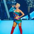 Katy Perry en concert lors du NCAA March Madness Music Series à la Minneapolis Armory à Minneapolis dans le Minnesota, le 7 avril 2019.  Minneapolis, - Katy Perry on stage in concert performing live during the NCAA March Madness Music Series at The Armory in Minneapolis, Minnesota on April 7th 201907/04/2019 - Minneapolis