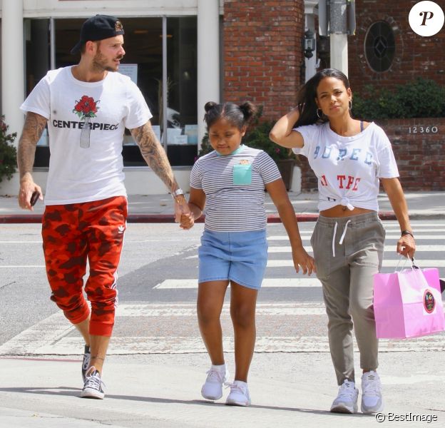 M Pokora Fier De Violet Fille De Christina Milian Tendre Viree En Famille Purepeople