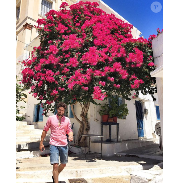 Agustin Galiana en vacances à Syros, en Grèce, le 28 juillet 2019.