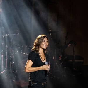 Exclusif - Zazie - Zazie en concert lors de sa tournée "Le Zazie Essencieltour" au Festival de Ramatuelle, France, le 7 août 2019.