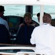 Le prince George de Cambridge sur un bateau pour regarder ses parents lors de la King's Cup à Cowes le 8 août 2019.
