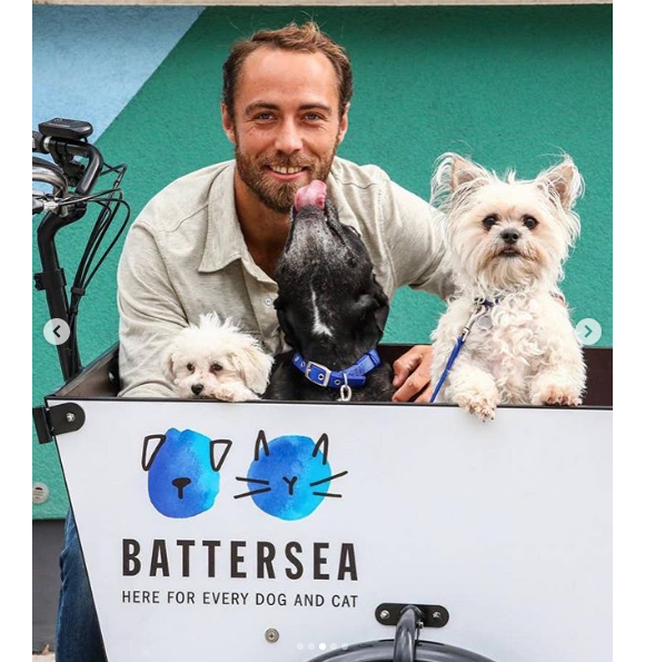 James Middleton et ses chiens sur Instagram, le 7 août 2019.