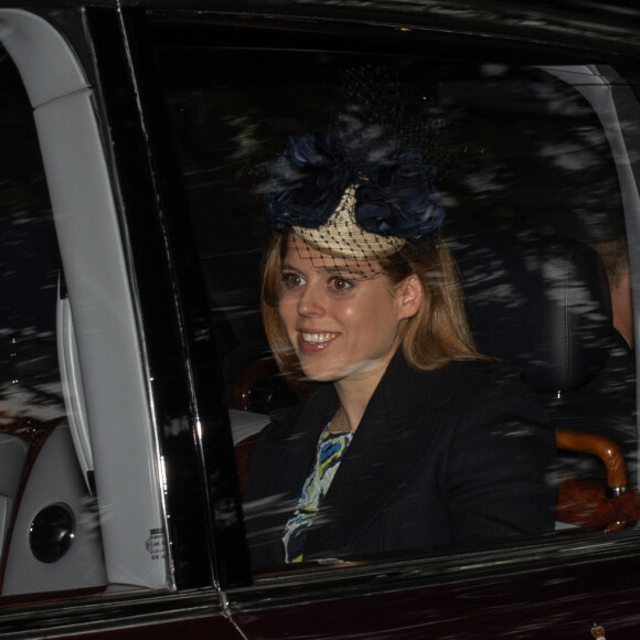 La princesse Beatrice d'York se rend à la messe dominicale à l'église de Crathie en Écosse, le 11 août 2019. 11/08/2019 - Crathie