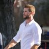 Exclusif - Liam Hemsworth a été aperçu, sans son alliance, sur le tournage d'une publicité à Melbourne en Australie, le 20 juillet 2019.