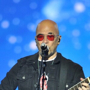 Exclusif - No Web No Blog - Pascal Obispo lors de l'enregistrement de l'émission "La Chanson Challenge 2019" aux Arènes de Nîmes, le 17 mai 2019. © Guillaume Gaffiot/Bestimage