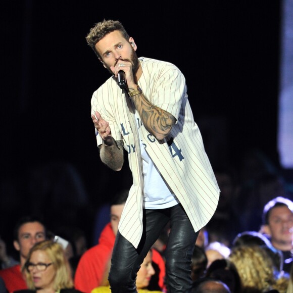 Exclusif - Matt Pokora (M Pokora) lors de l'enregistrement de l'émission "La Chanson Challenge 2019" aux Arènes de Nîmes, le 17 mai 2019. © Guillaume Gaffiot/Bestimage