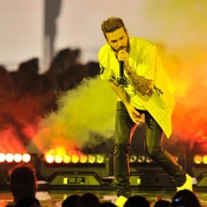 Exclusif - Matt Pokora (M Pokora) lors de l'enregistrement de l'émission "La Chanson Challenge 2019" aux Arènes de Nîmes, le 17 mai 2019. © Guillaume Gaffiot/Bestimage