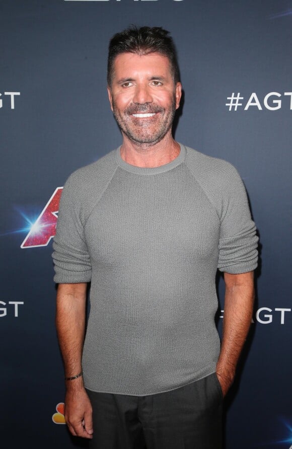 Simon Cowell - Arrivée des people à la soirée "America's Got Talent" saison 14 au Dolby Theatre à Hollywood, Los Angeles, le 13 août 2019.