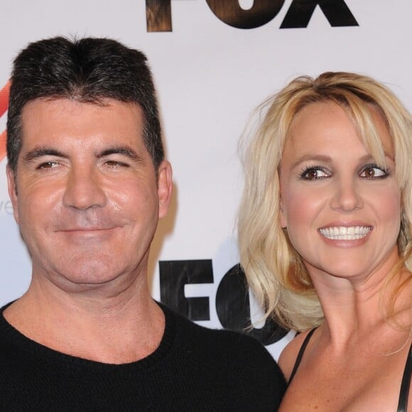 Britney Spears, Simon Cowell - Soiree 'X Factor 2012 viewing party' a West Hollywood le 6 Decembre 2012