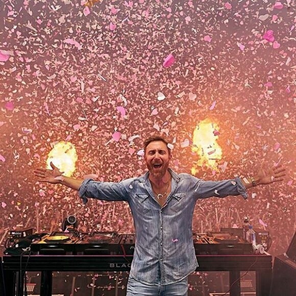 David Guetta à Ibiza. Août 2019.